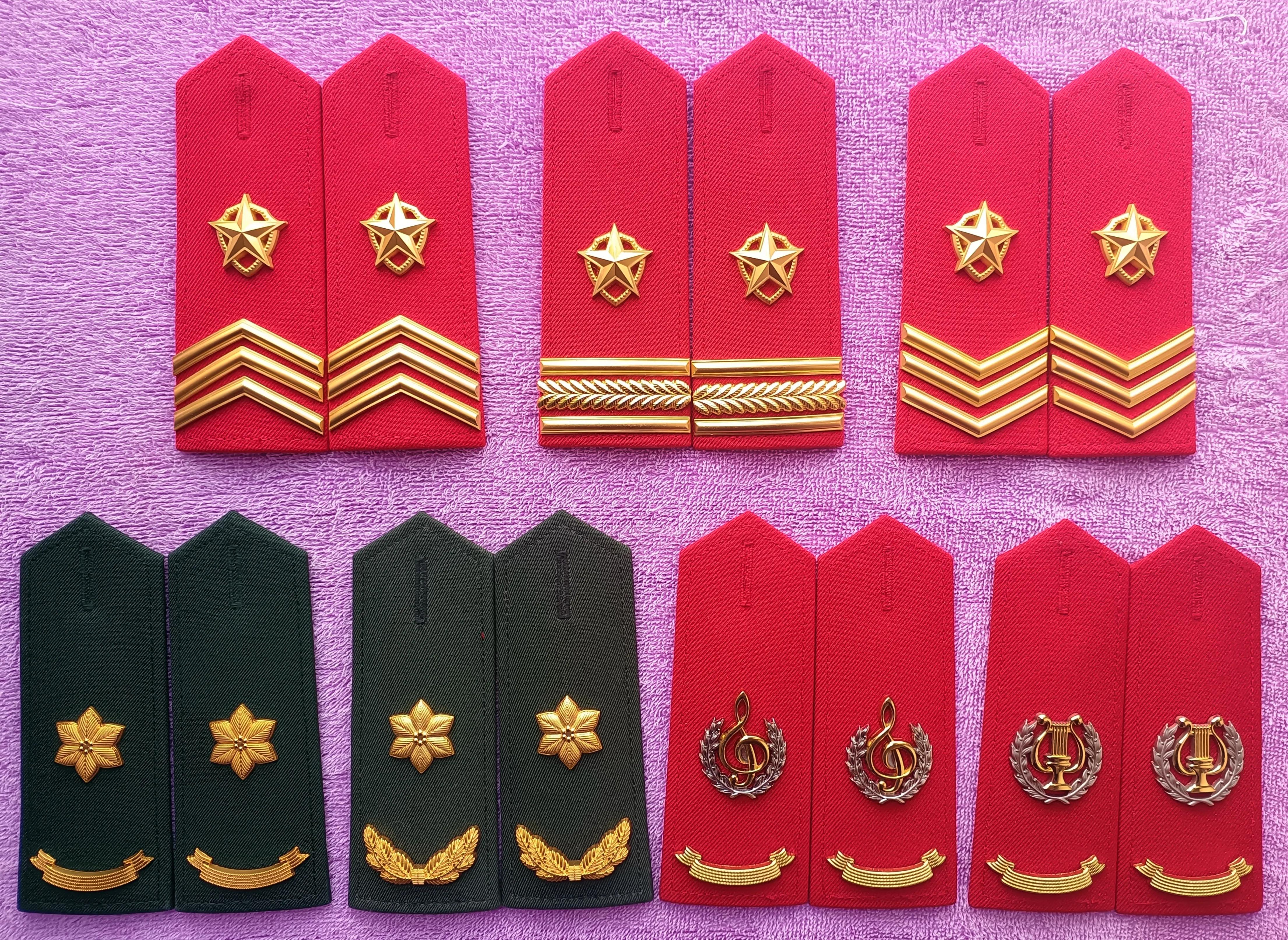 中国陆军狼牙特种部队肩章图片,07式常服肩章军衔饰品