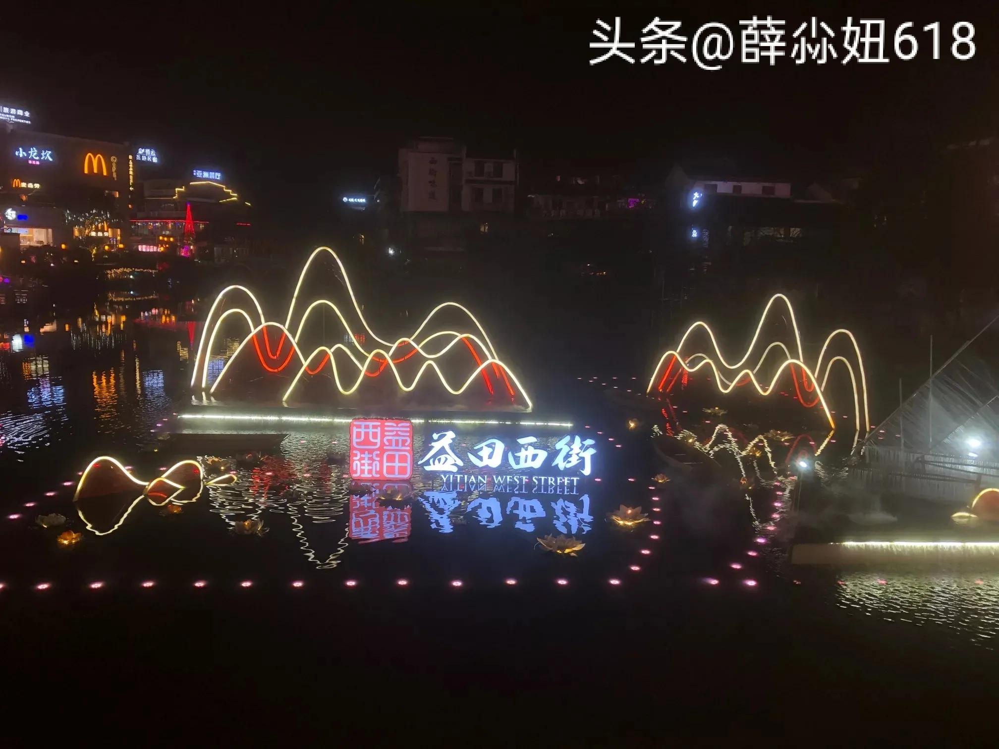 夜游阳朔西街来一场美丽的邂逅,和阳朔西街一样的美景