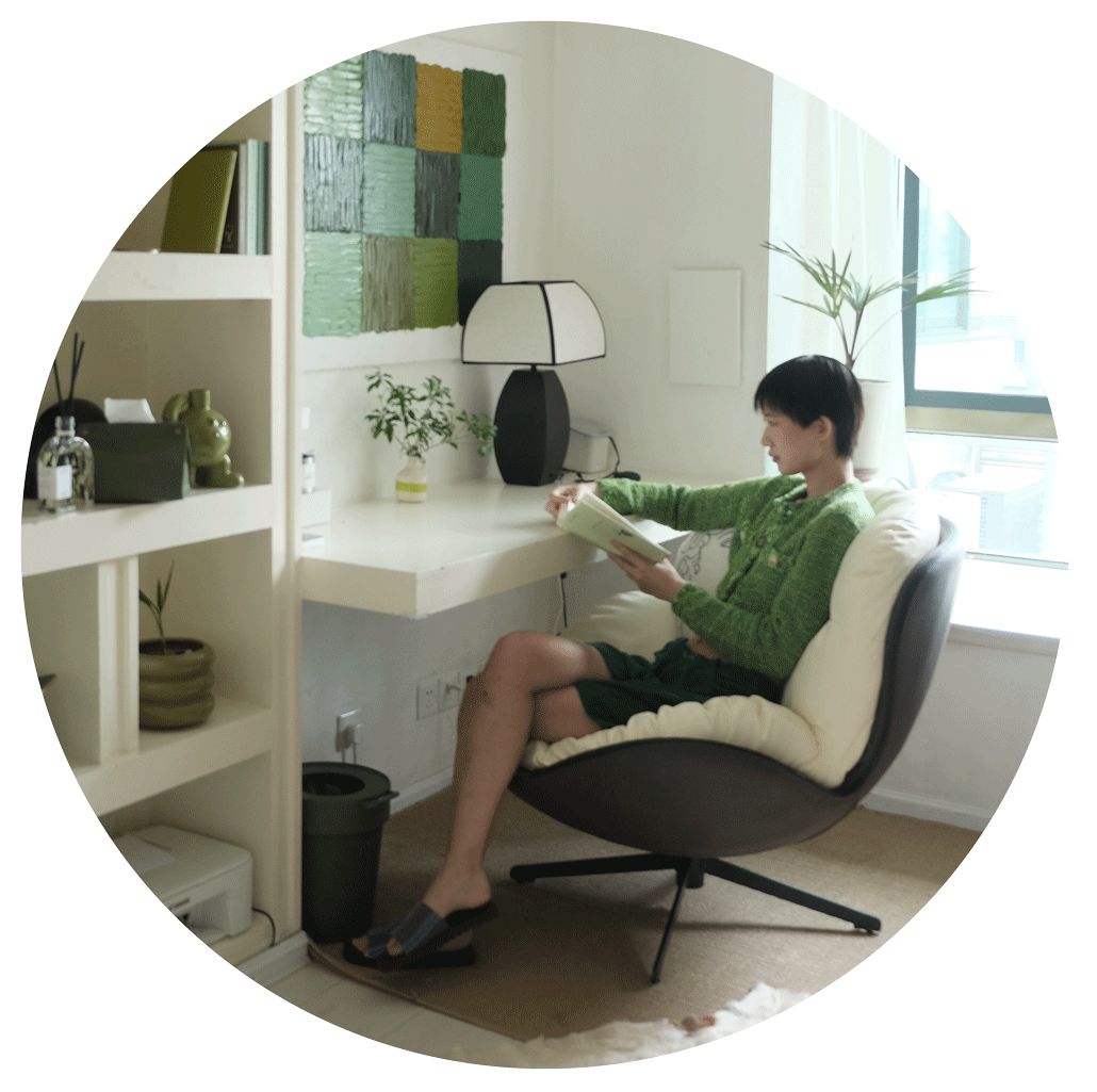 她们在1㎡极繁阅读角，找到了生活的松弛感