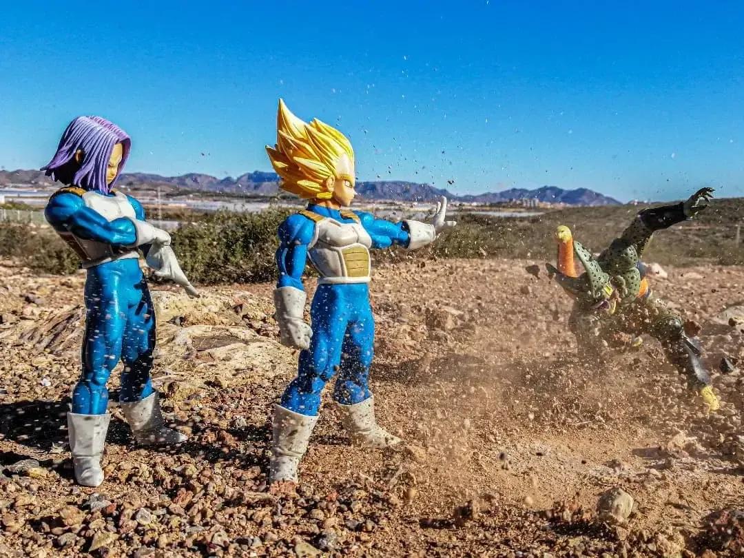 龙珠手办3d投影,手办龙珠拍大片