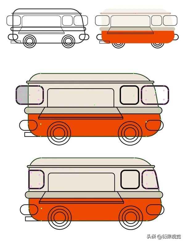 AI软件怎么做插画,ai软件怎么画3d车