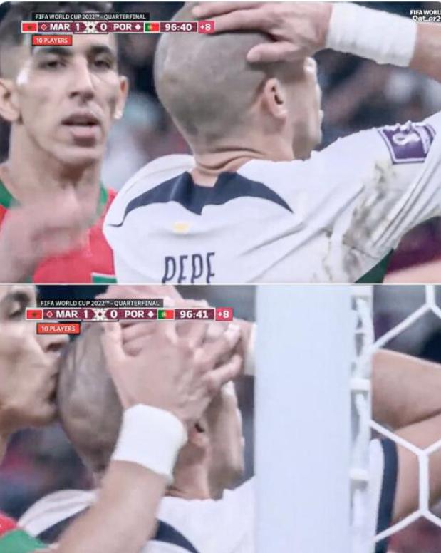 佩佩对摩洛哥,佩佩禁区假摔摩洛哥