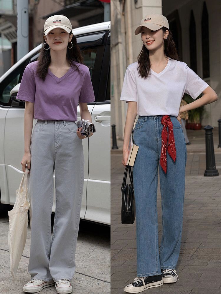 35岁穿的今年流行什么款t恤,夏款彩色t恤怎么穿出高级感