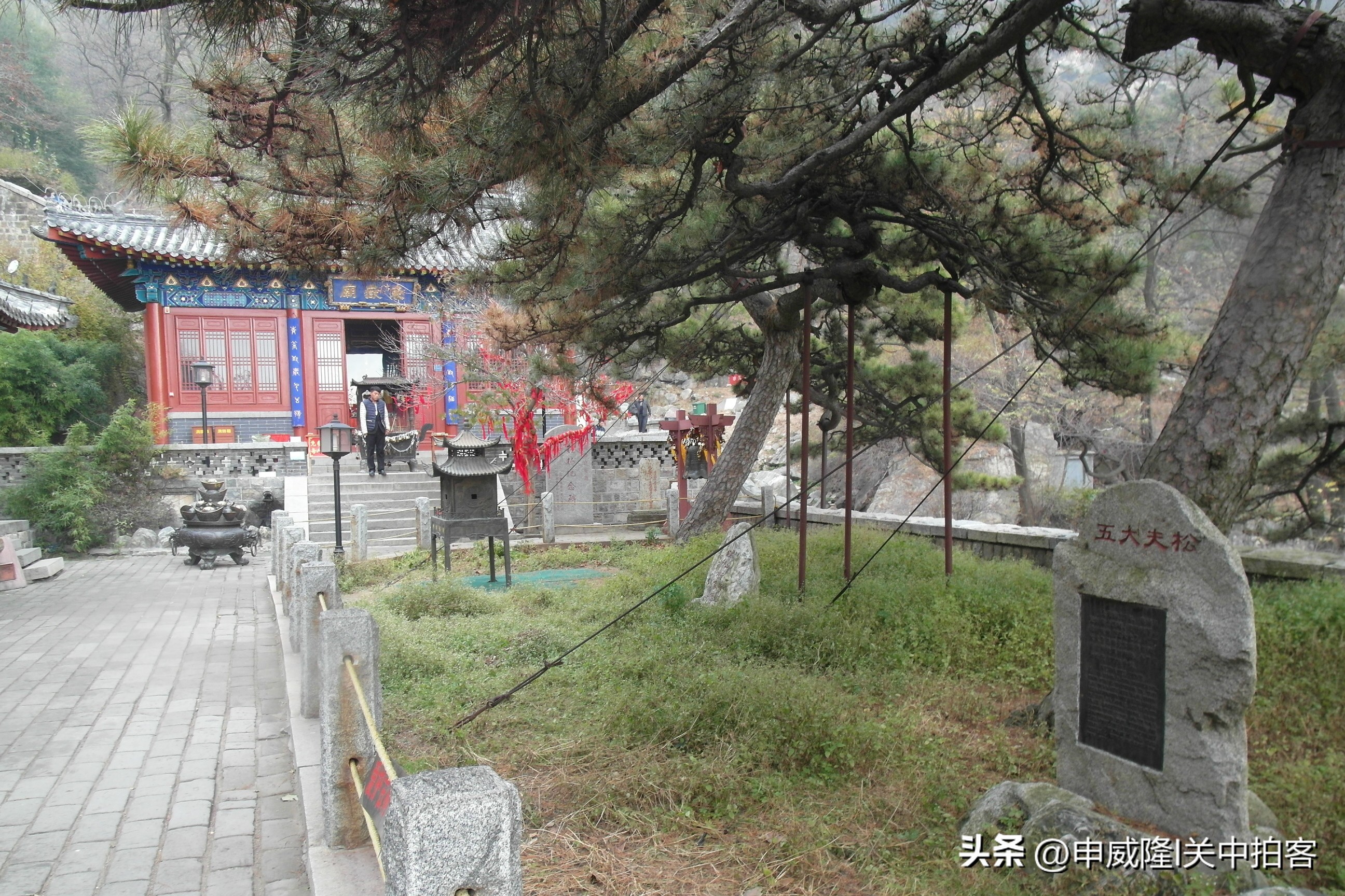 登泰山玉皇顶风景,登泰山顶看美景