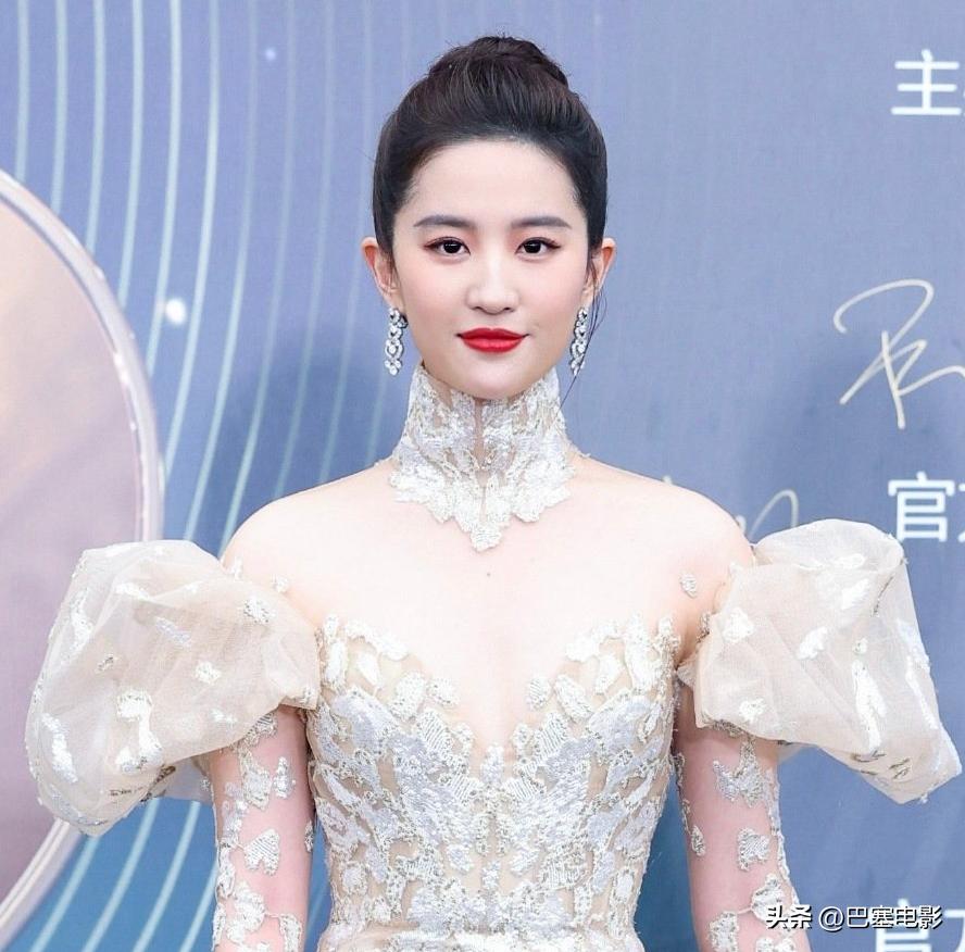 刘亦菲变胖后的走红毯,刘亦菲翻车红毯造型