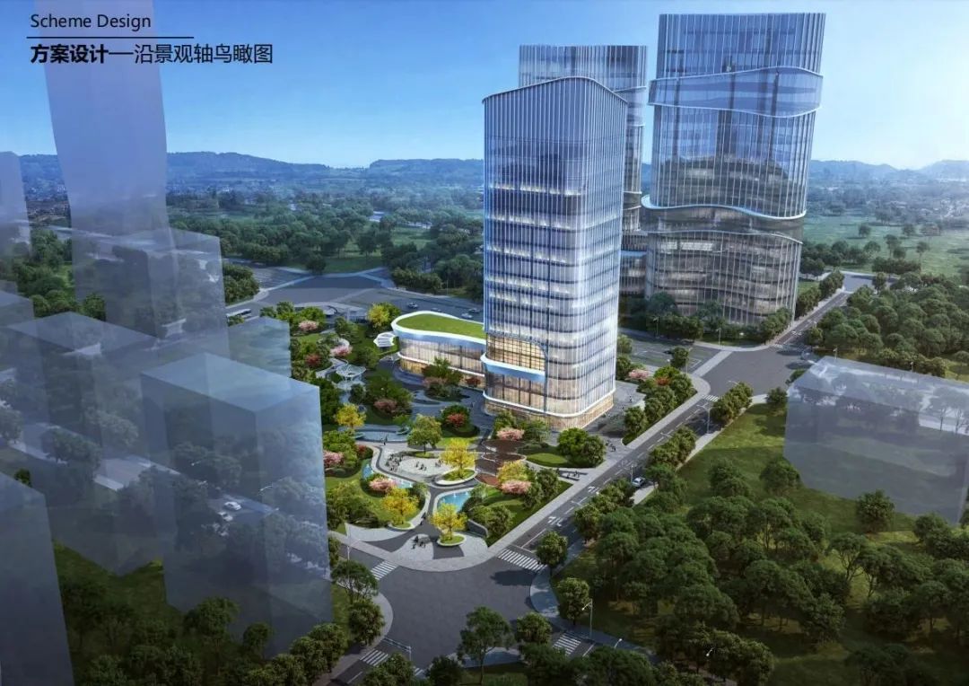 乐清未来高楼,乐清滨海未来社区效果图