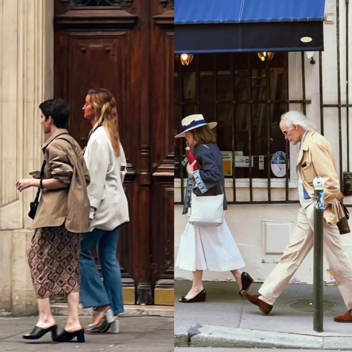 法国老年人穿搭,欧洲高级感老年人穿搭