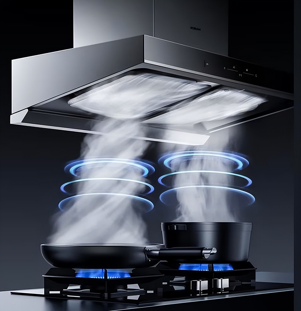 大吸力抽油烟机让你远离厨房油烟,大吸力油烟分离抽油烟机