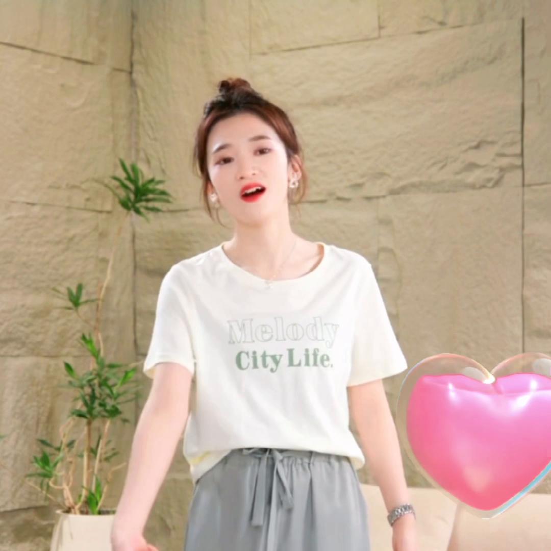 ihimi休闲t恤,ihimi时尚印花短袖