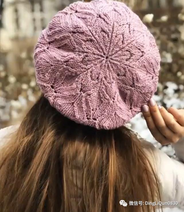 针织帽贝雷帽,针织时尚贝雷帽高级感