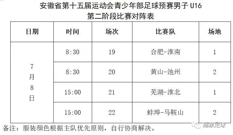 安徽省运会足球比赛u17组,2024全国青少足球比赛u15