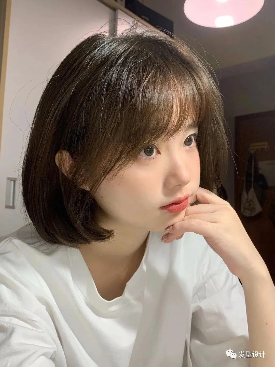 短发推荐大圆脸利落,2021圆脸大脸最火短发