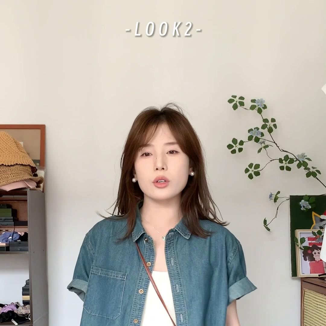 小个子穿搭150肩宽夏季短袖,小个子穿搭150显高短裤短袖