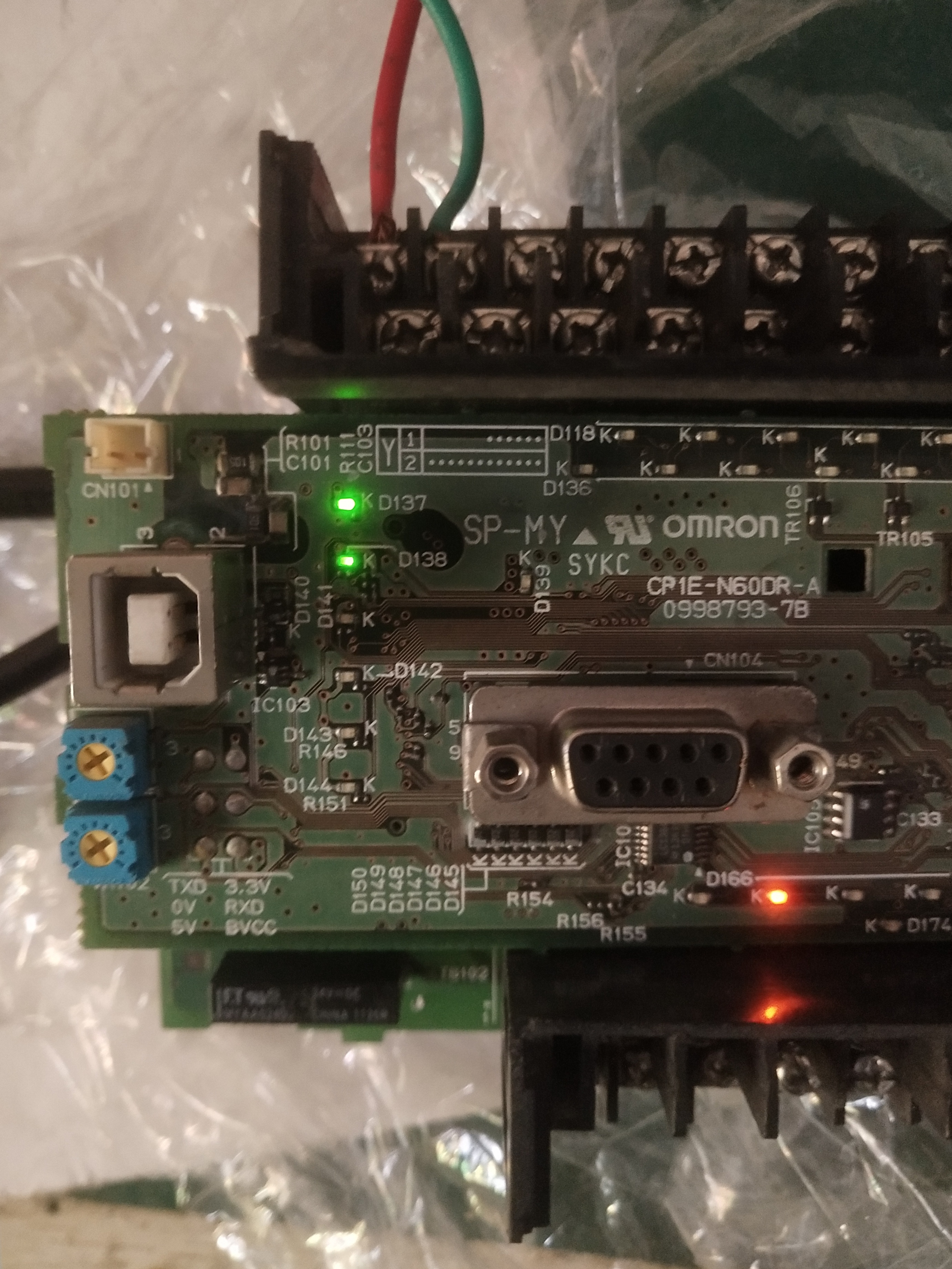 维修CP1E-E60DR-A上电没反应