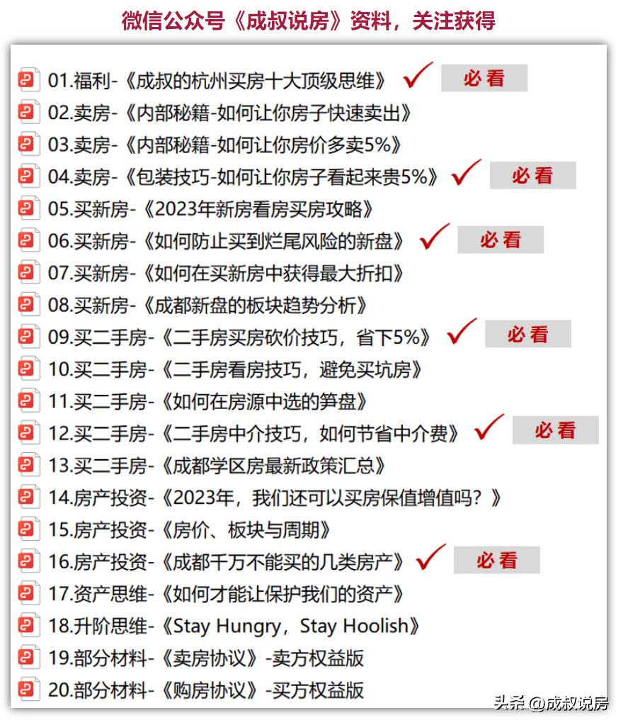 有一百万怎么买房利益最大化,成都楼市最简单的买房技巧曝光