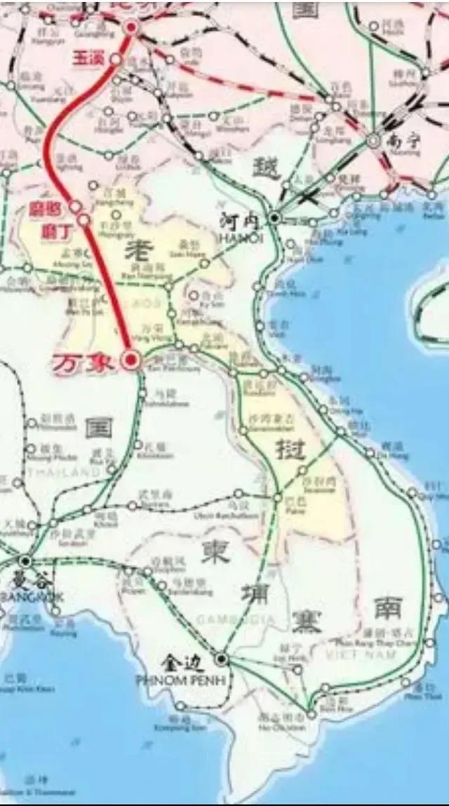 中老铁路和泛亚铁路什么关系,中老铁路开通老挝经济会腾飞吗