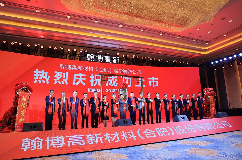 刚刚，合肥两家企业同时上市！