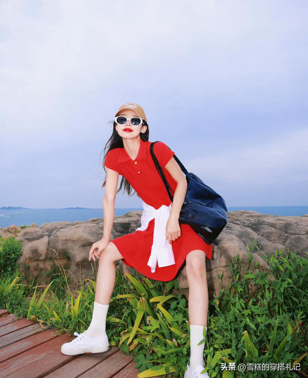 皮肤黑黄的女生穿杏色好看吗,皮肤黑黄适合穿什么色显白