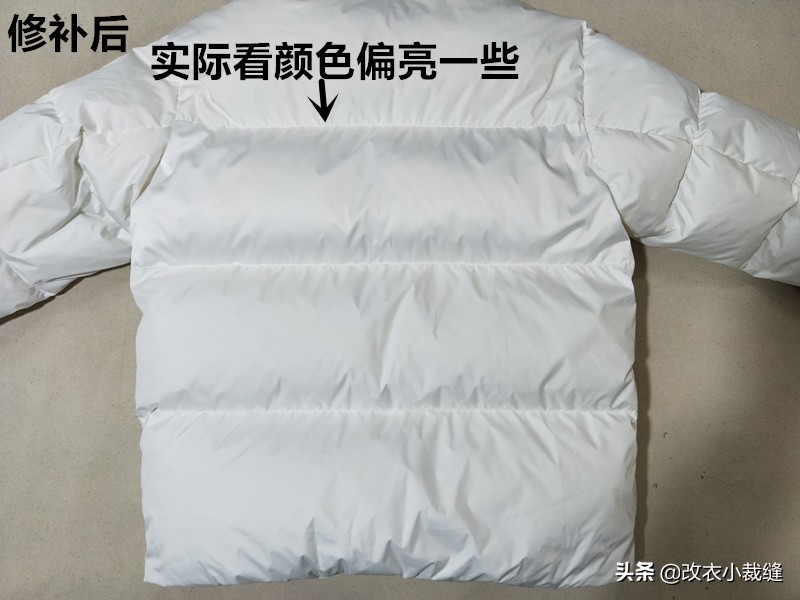 羽绒服破洞除了补丁还有什么方法,枣阳羽绒服破洞刺绣修补