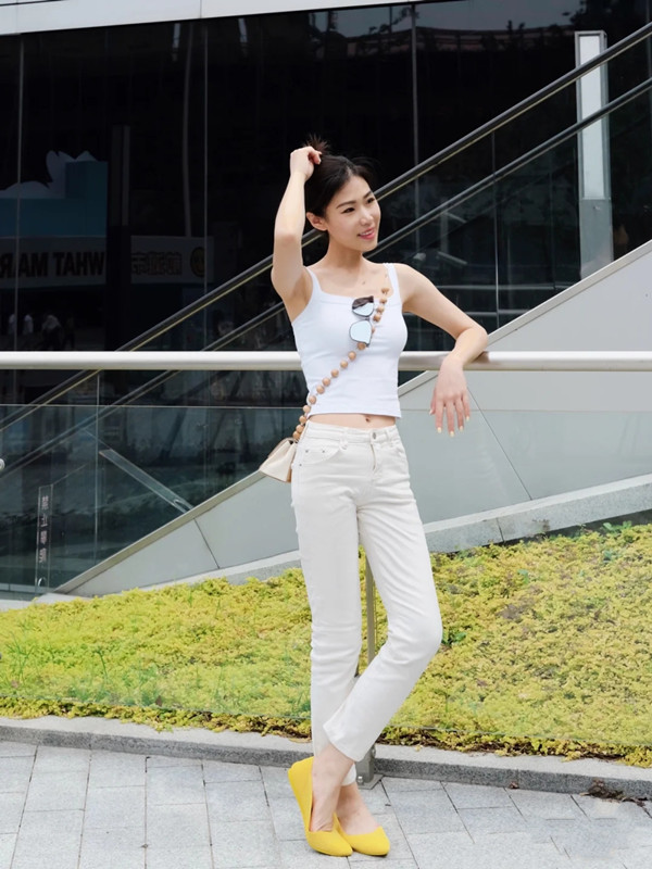 浅口鞋搭配裙子图片,浅口鞋裙子