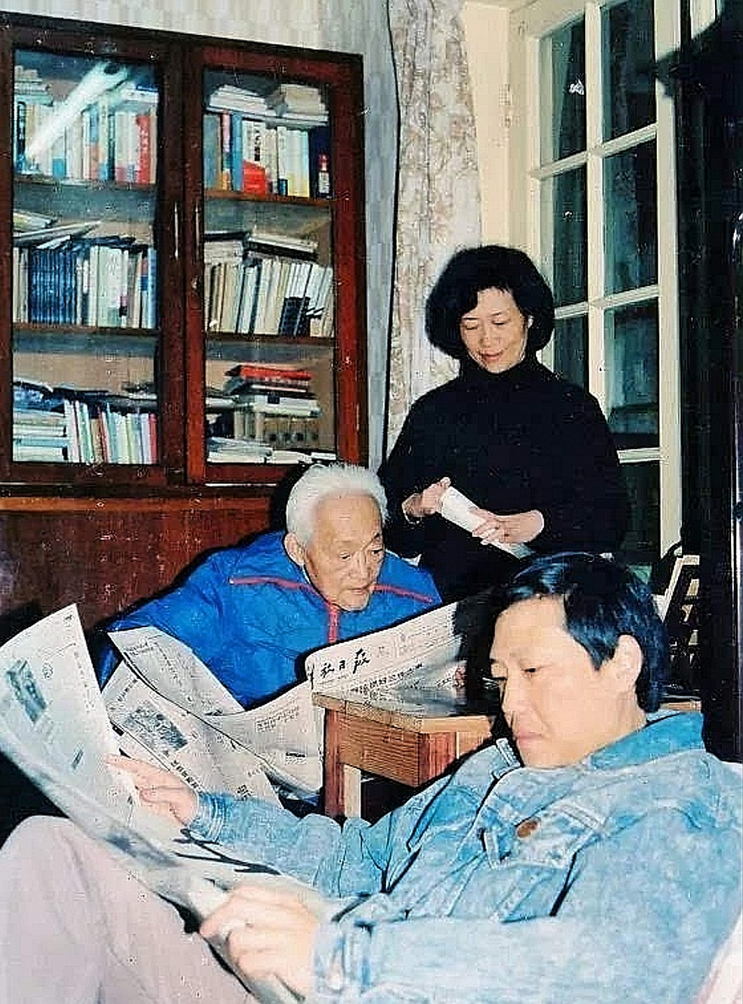 巴金生前录像,李小棠和巴金