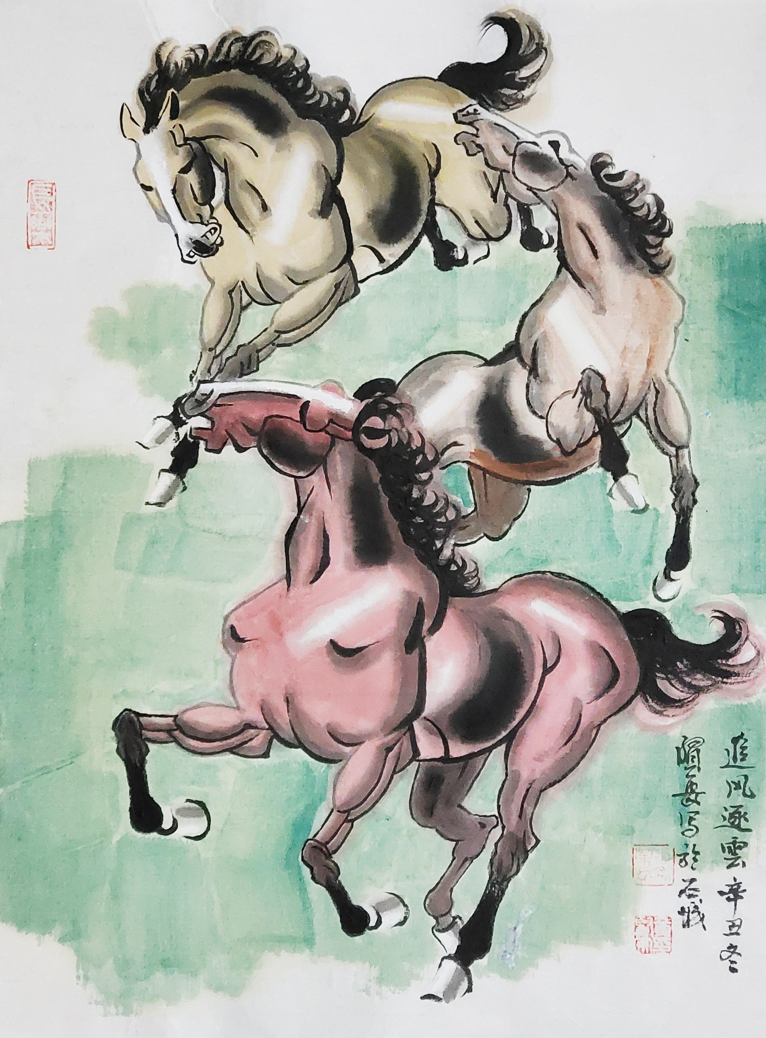 迎冬奥庆新春书画,迎元宵庆冬奥绘画一等奖