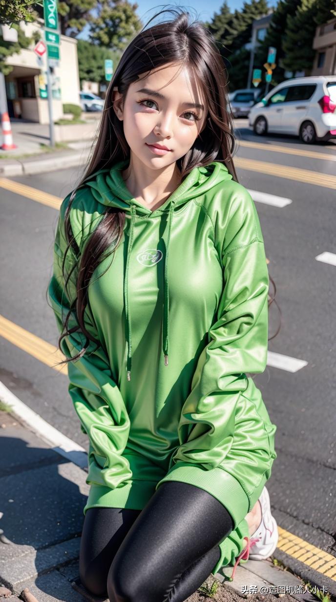 绿衣美女壁纸,ai美女壁纸横屏高清4k