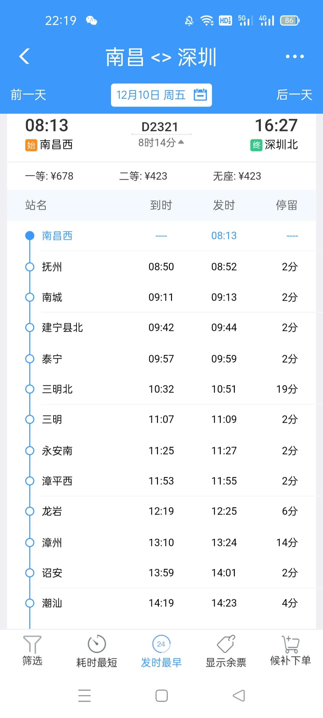 赣深开通后，大家最关心的是票价问题，各种交通出行方式对比后…