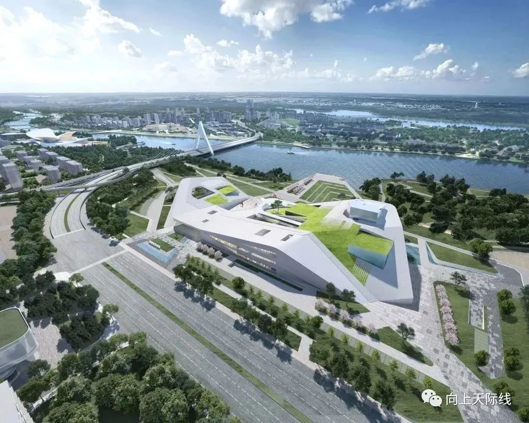 石家庄太平河片区博物馆设计单位,石家庄太平河片区三大场馆概念图