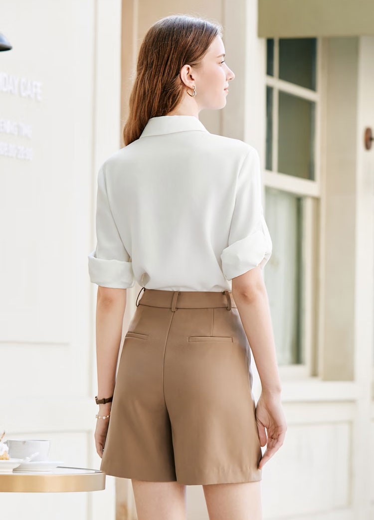 又纯又欲长款的衬衫推荐,想要一款高级感满满的职场白衬衫