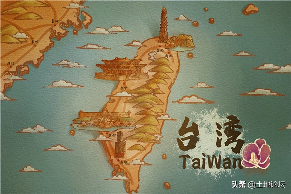 地图台湾变化,地图中的台湾有哪些变化