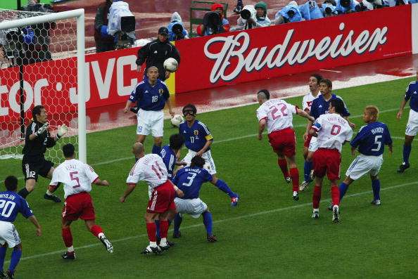 2002年中国男足世界杯对巴西,2002世界杯中国男足晋级之路