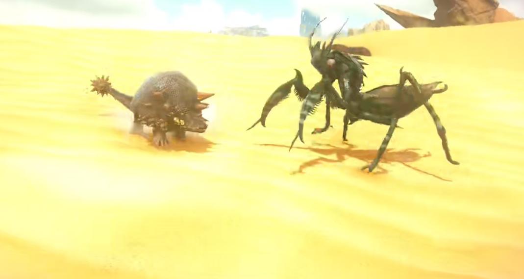 比女武神会的*器武**还多，《方舟生存进化》螳螂实力强堪称*器武**大师