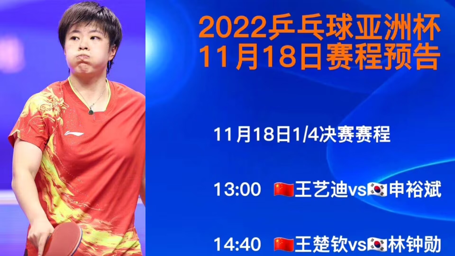 张本智和王楚钦世乒赛直播,王楚钦对阵马龙林高远张本智和