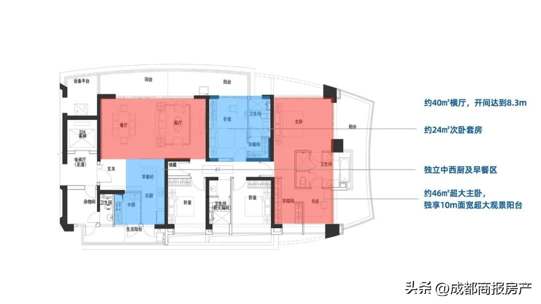 有超大阳台的大平层,有阳台的700平大平层