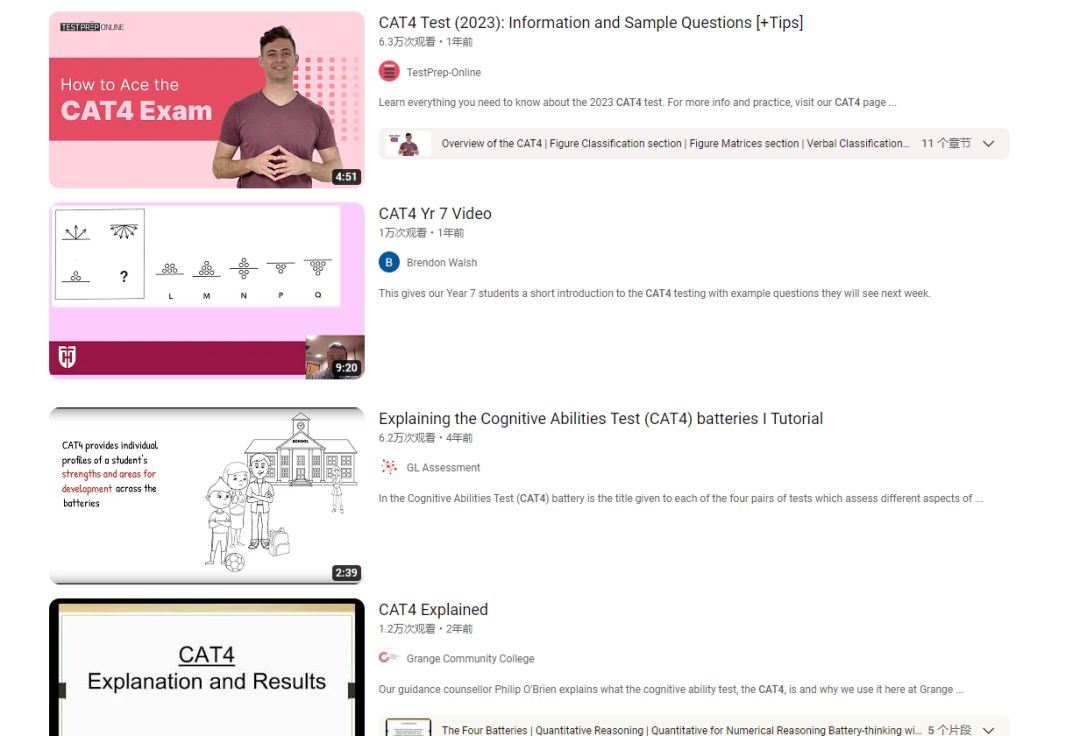 英国私校cat4要求,英国国际cat4考试