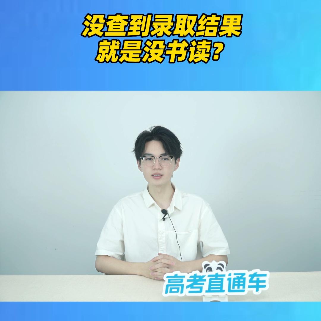 高考录取查询无录取数据,没查到录取信息是不是就是没录取