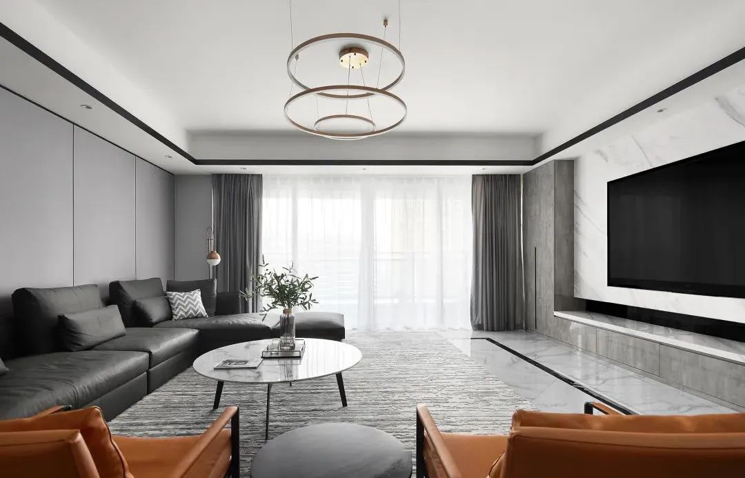 吧台设计效果图客厅到餐厅的隔断,客餐厅吧台隔断柜简约现代