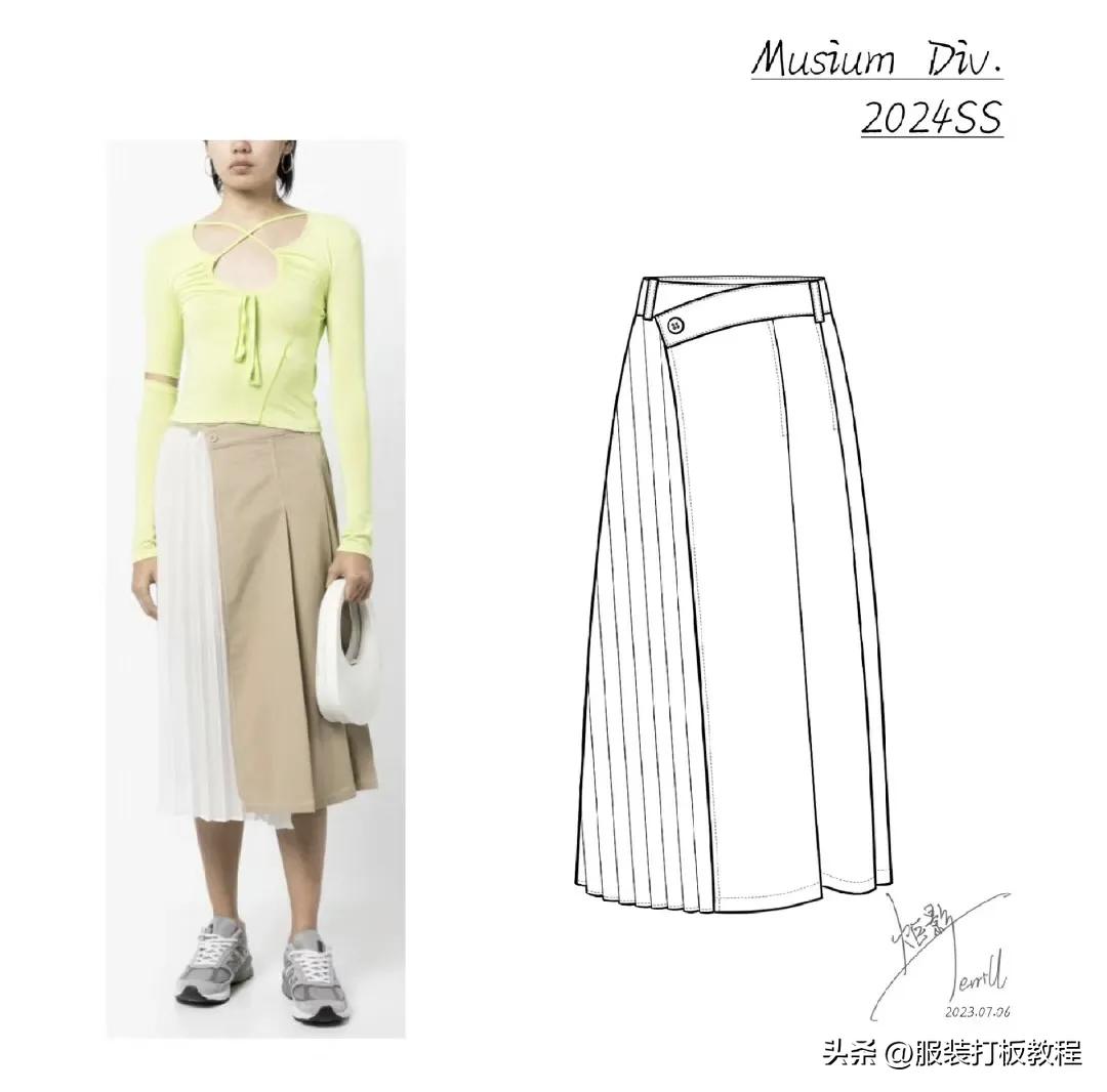 23款女装半身裙子制版教程附纸样图才智服装