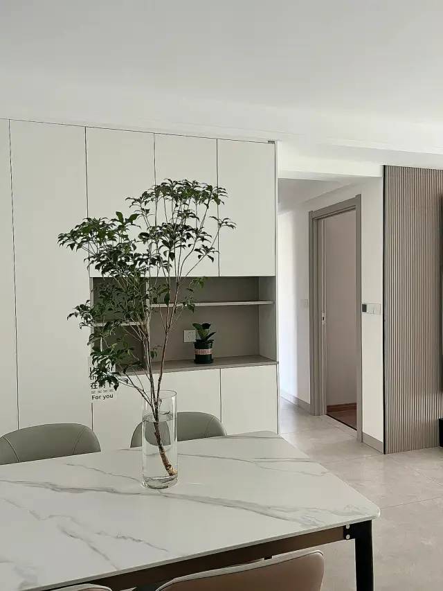 室内绿植软装搭配案例怎么摆,绿植与轻奢结合的软装搭配