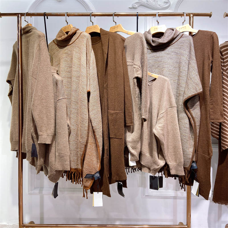 「MOKA羊绒毛衣」2021秋冬品牌折扣女装直播实体店拿货尾