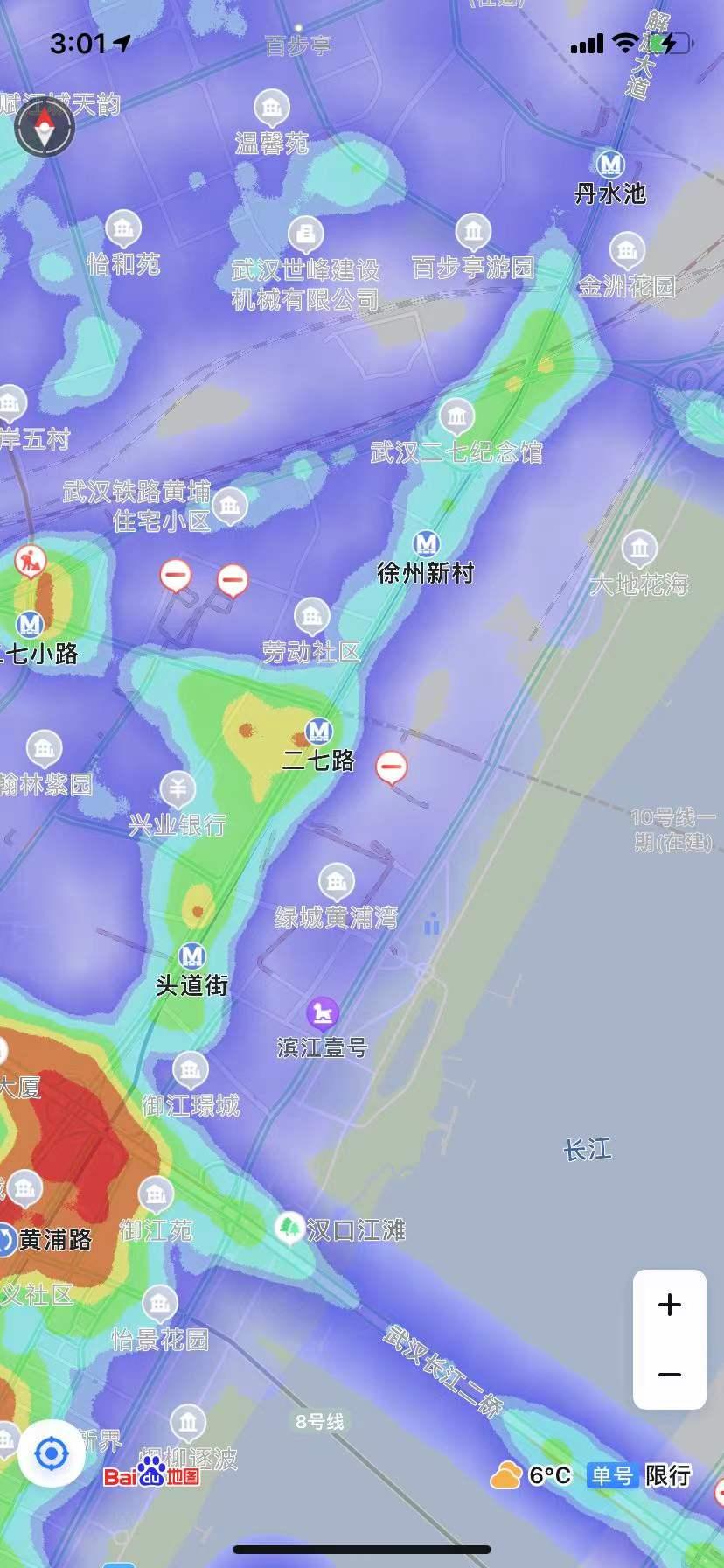 武汉城市人口密度分布热力图,最新人口热力图谁才是武汉第一
