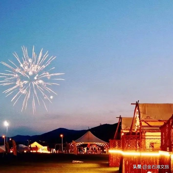 在金石滩时光海格调营地枕着星空入眠！