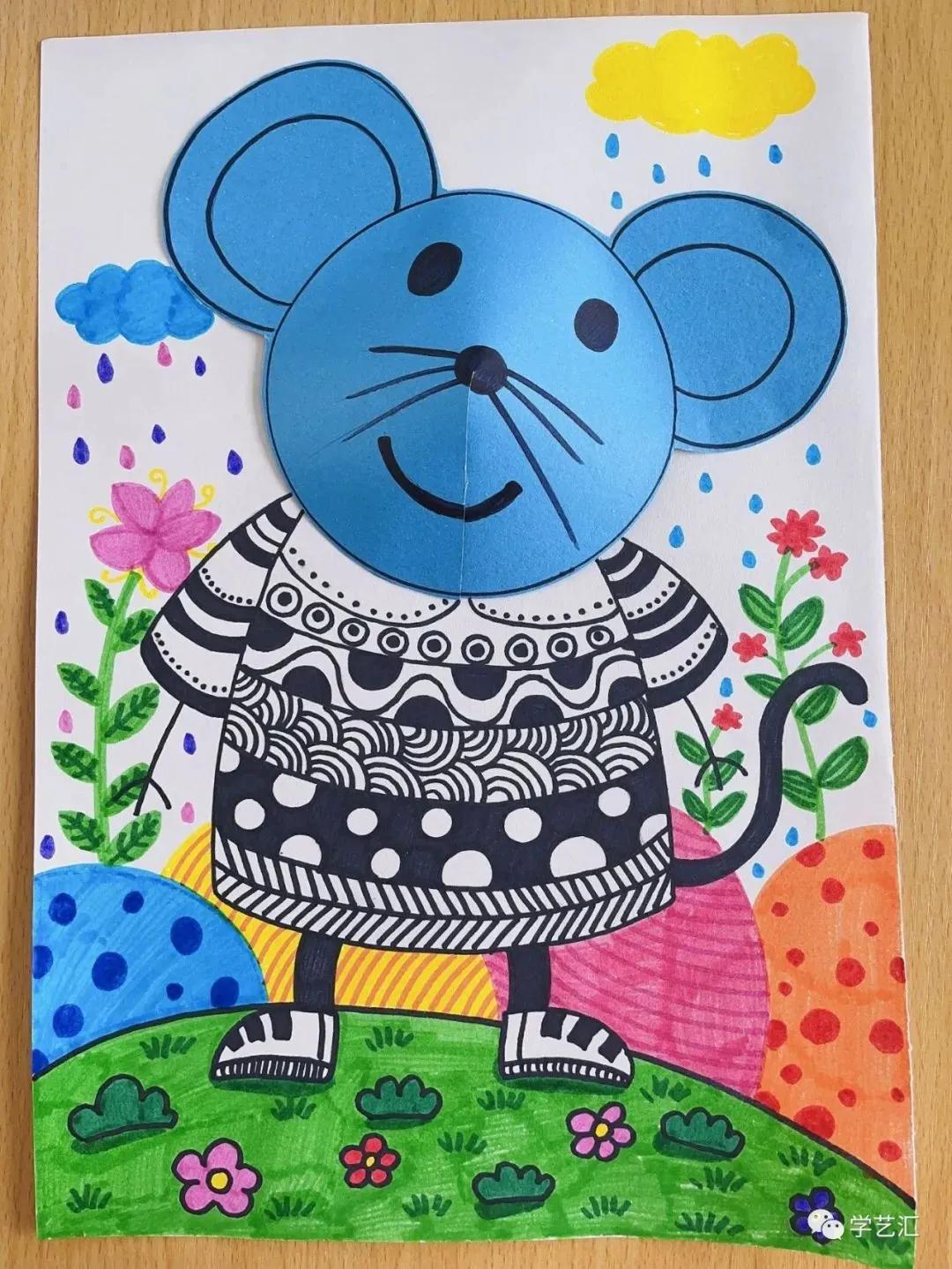 怎么画又漂亮又萌的儿童画,儿童画考级1-10级作品图片范画