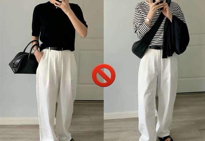 白色裤子穿出优雅气质，教你3穿3不穿！