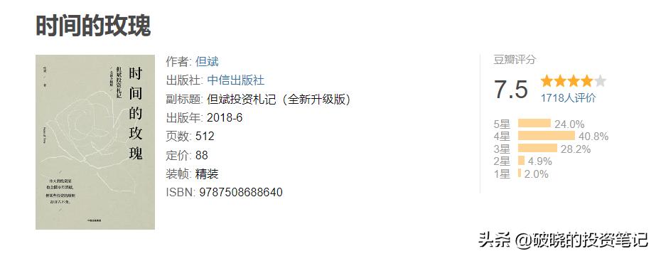 十大投资入门书籍,投资书单推荐