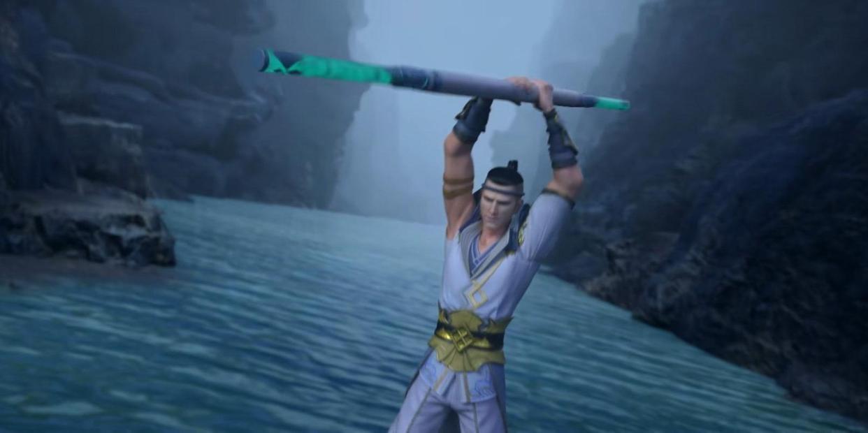 斗破苍穹：黑煞队被淘汰，萧炎小队迎战白煞队，斗灵罗侯一挑四