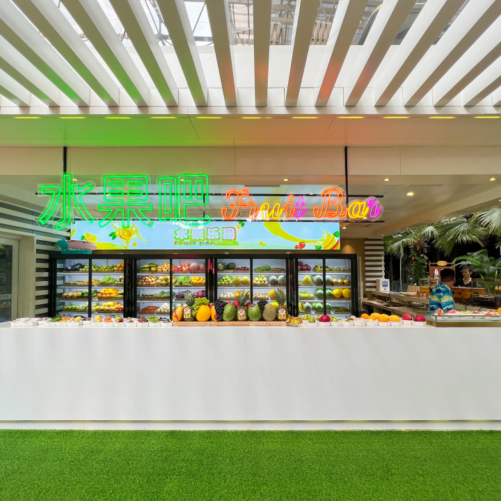 银河温泉双人水果温泉,泡汤泉免费吃水果