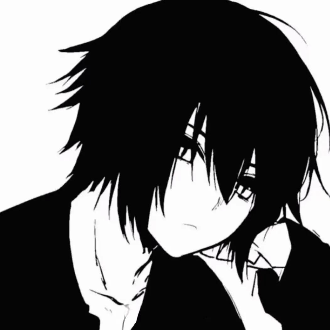 动漫部位男头黑白高冷,看一眼就被惊艳的动漫男头