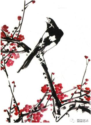 刘存惠梅花的各种画法,梅花基本画法